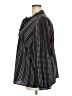 ELOQUII Argyle Black Long Sleeve Blouse Size 22 Plus - photo 5