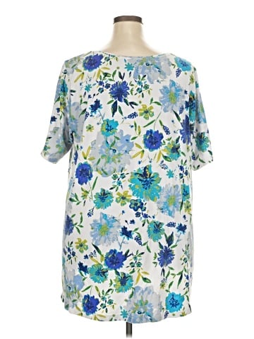 Isaac Mizrahi LIVE! Short Sleeve Blouse (view 2)