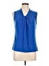 Calvin Klein Blue Sleeveless Blouse Size M - photo 1