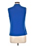 Calvin Klein Blue Sleeveless Blouse Size M - photo 2
