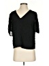 Madewell Black Short Sleeve Blouse Size S - photo 1