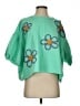 Oddi Green 3/4 Sleeve Blouse Size S - photo 1