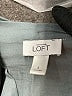 Ann Taylor LOFT 100% Polyester Gray Short Sleeve Blouse Size S - photo 7