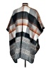 Unbranded 100% Acrylic Gray Blue Poncho One size - photo 2