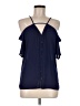 Express Outlet 100% Polyester Blue Sleeveless Blouse Size M - photo 1