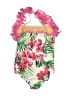 Bical Floral Ivory Pink One Piece Swimsuit Size M (kids) - photo 2