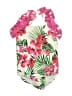 Bical Floral Ivory Pink One Piece Swimsuit Size M (kids) - photo 1
