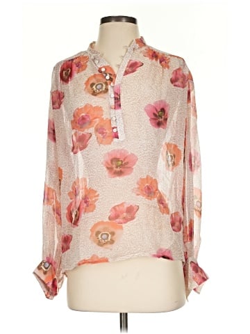 Rag & Bone 3/4 Sleeve Silk Top (view 1)