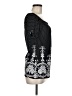 AGB Black 3/4 Sleeve Blouse Size M - photo 4