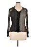 Alberto Makali 100% Polyester Black Long Sleeve Blouse Size XL - photo 1