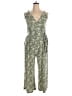Kaileigh Animal Print Green Jumpsuit Size XXL - photo 1