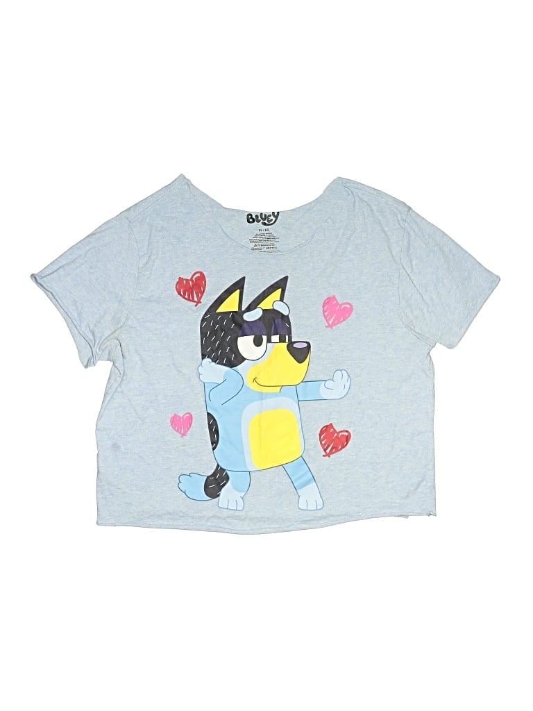 Pre-owned Bluey Kids' Short Sleeve T-shirt In Blue