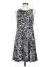 Anne Klein Animal Print Black Casual Dress Size 6 - photo 1