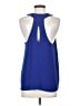 Banana Republic 100% Polyester Blue Sleeveless Blouse Size S - photo 2