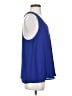 Banana Republic 100% Polyester Blue Sleeveless Blouse Size S - photo 4