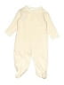 Assorted Brands Solid Ivory Long Sleeve Onesie Size 3-6 mo - photo 1