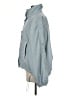 H&M 100% Polyamide Solid Blue Raincoat Size M - photo 5