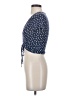 Me To We Blue Short Sleeve Top Size S - photo 5