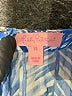 Lilly Pulitzer 100% Polyester Chevron-herringbone Blue Romper Size XL - photo 4