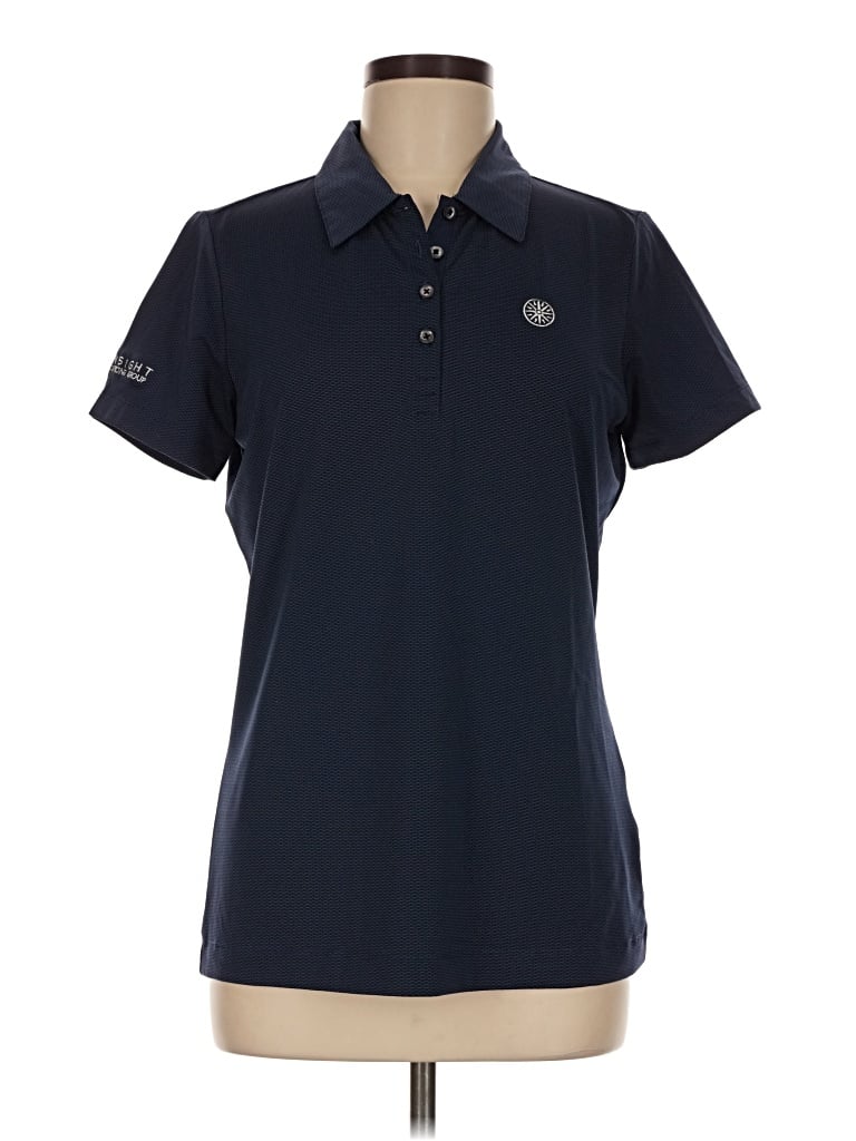 Pre-owned Nike Short Sleeve Polo Shirt In Blue