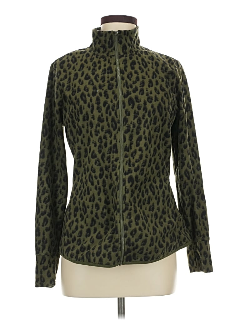 Pre-owned Active By Old Navy Cardigan Sweater In Green