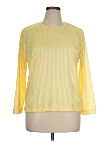 BEDFORD FAIR lifestyles 3/4 Sleeve Top (view 1)