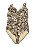 Torrid Animal Print Brown One Piece Swimsuit Size 2X (estimated) - photo 1