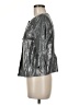 Yansi Fugel Metallic Silver Jacket Size 8 - photo 5