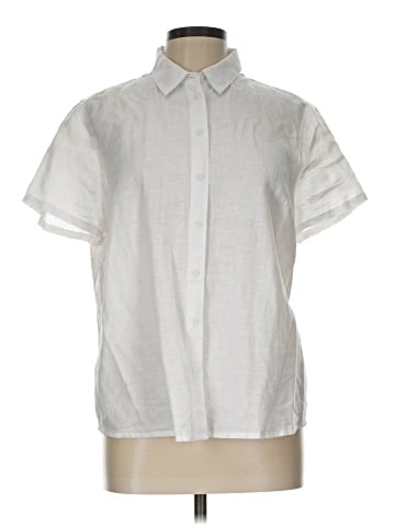 J.Crew Factory Store Short Sleeve Button-Down Shirt (view 1)