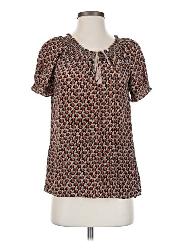 Joie Short Sleeve Silk Top (view 1)