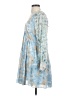J.Crew 100% Polyester Paisley Blue Casual Dress Size 4 - photo 5