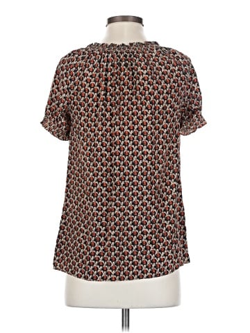 Joie Short Sleeve Silk Top (view 2)