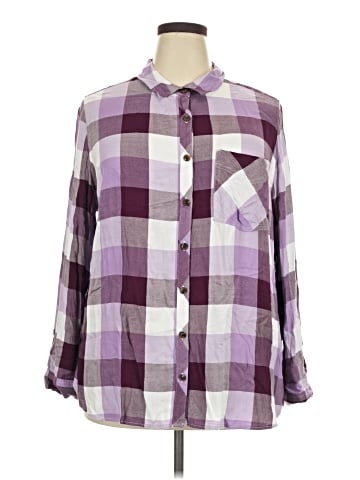 Terra & Sky Long Sleeve Button-Down Shirt (view 1)