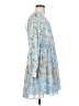 J.Crew 100% Polyester Paisley Blue Casual Dress Size 4 - photo 4