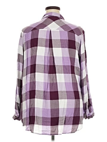 Terra & Sky Long Sleeve Button-Down Shirt (view 2)