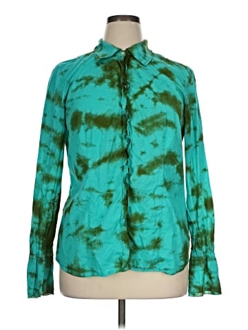 CALVIN KLEIN JEANS Long Sleeve Blouse (view 1)