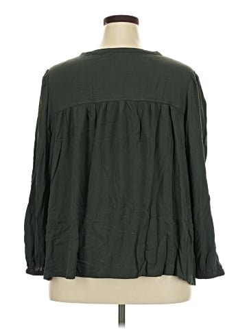 Terra & Sky Long Sleeve Blouse (view 2)