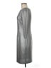 Gibson Latimer Metallic Silver Cocktail Dress Size M - photo 5