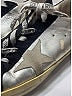Golden Goose 100% Leather Metallic Silver Sneakers Size EU 40 - photo 5