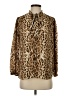 J.Crew 100% Polyester Animal Print Brown Long Sleeve Blouse Size XS - photo 1