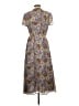 Sundance 100% Polyester Paisley Gray Casual Dress Size 10 - photo 2