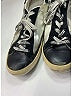 Golden Goose 100% Leather Metallic Silver Sneakers Size EU 40 - photo 4