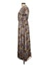 Sundance 100% Polyester Paisley Gray Casual Dress Size 10 - photo 5