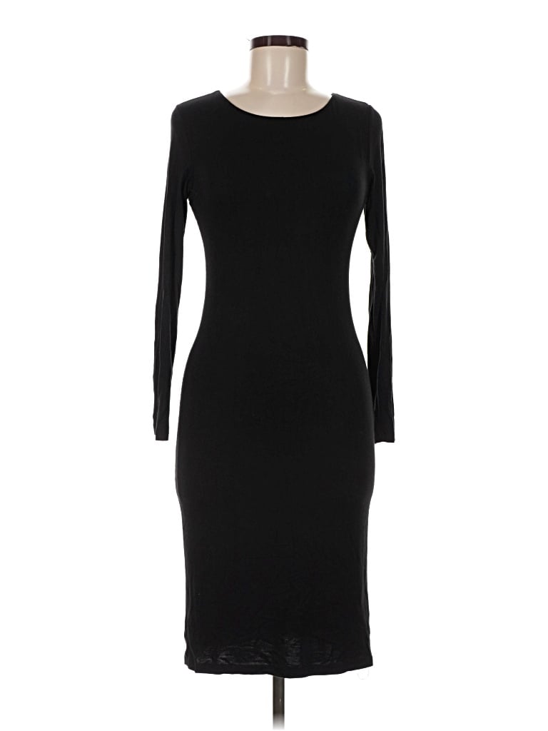 Pre-owned Velvet Torch Cocktail Dress In Black