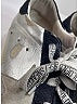 Golden Goose 100% Leather Metallic Silver Sneakers Size EU 40 - photo 8