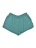 Walmart 100% Cotton Solid Teal Shorts Size 2X - photo 1