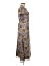 Sundance 100% Polyester Paisley Gray Casual Dress Size 10 - photo 4
