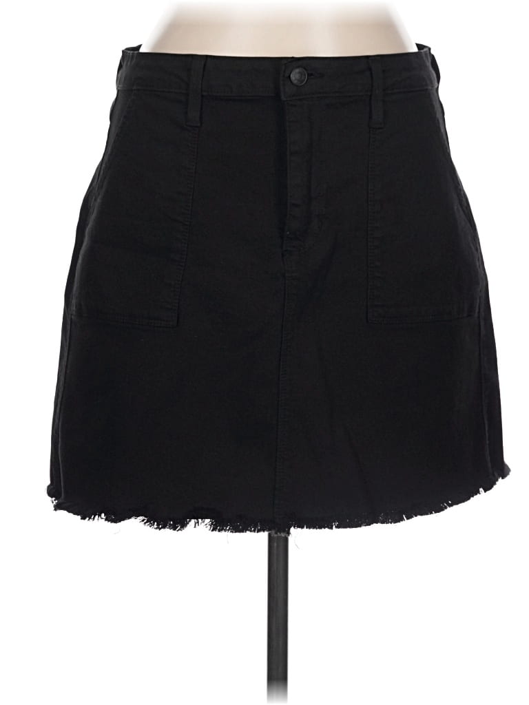 Pre-owned Just Black Denim Skirt In Black