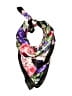Unbranded Floral Black Scarf One size - photo 1