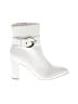 Top Moda White Ankle Boots Size 7 - photo 1